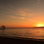 【日本の夕陽百選】長浜の夕陽・琵琶湖の絶景