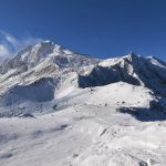 【福島】冬の磐梯山 雪山登山 ラッセルと樹氷と壮大な火山風景
